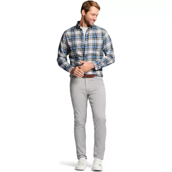 IZOD Men's Stratton Flannel Long Sleeve Button Down Shirt