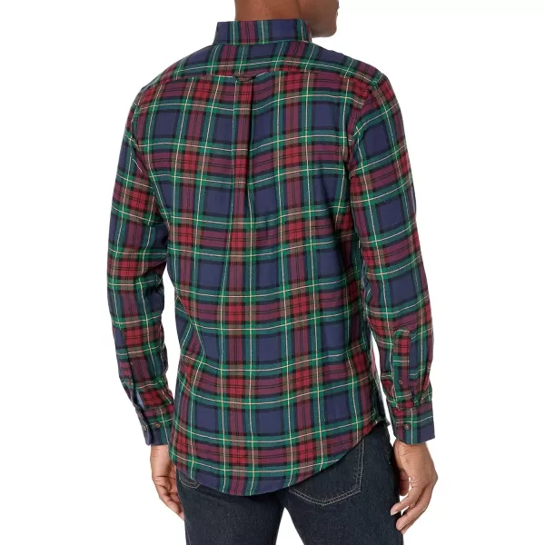 IZOD Men's Stratton Flannel Long Sleeve Button Down Shirt