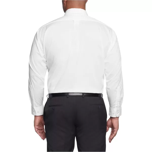 Izod Men's BIG FIT Dress Shirts Stretch Solid 