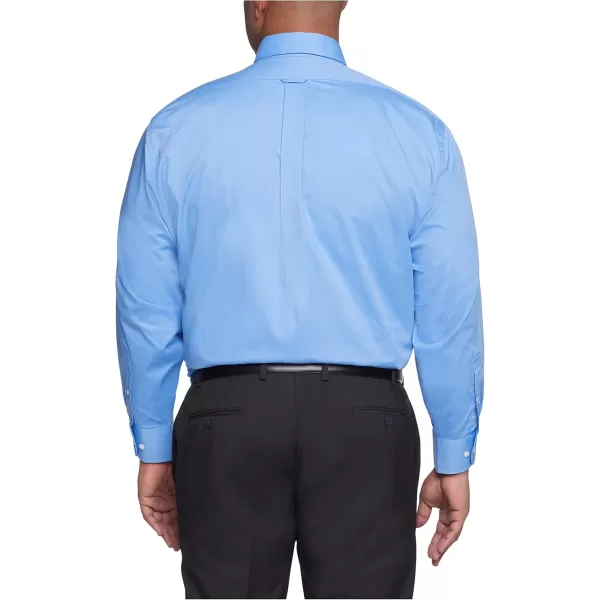 Izod Men's BIG FIT Dress Shirts Stretch Solid 