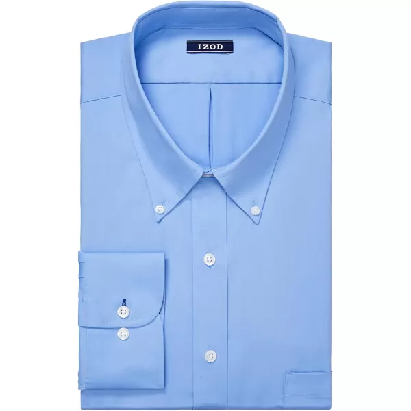 Izod Men's BIG FIT Dress Shirts Stretch Solid 