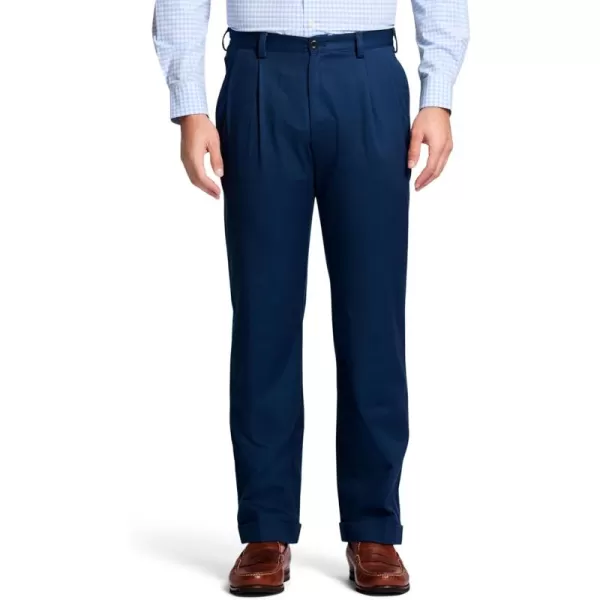 IZOD Men's American Chino Double Pleated Classic Fit Pant