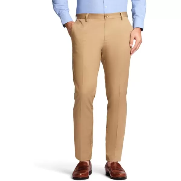 IZOD Men's American Chino Flat Front Slim Fit Pant
