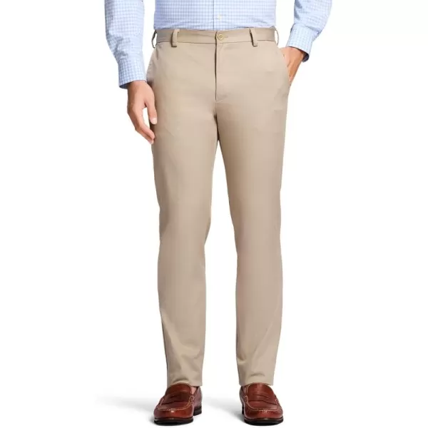 IZOD Men's American Chino Flat Front Straight Fit Pant