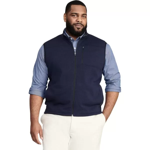 IZOD Men's Big and Tall Advantage Performance Full Zip Sweater Fleece Vest