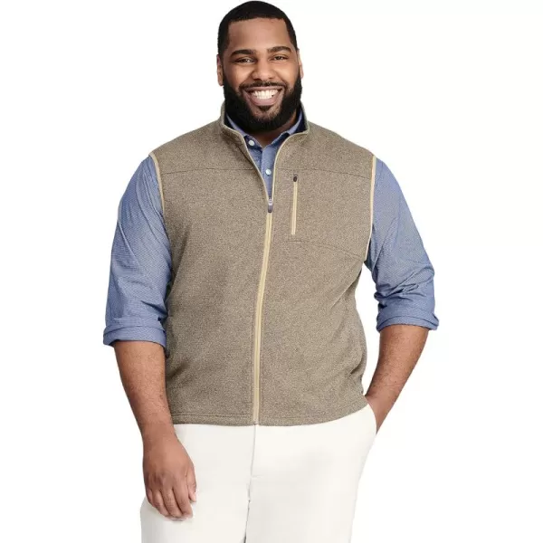 IZOD Men's Big and Tall Advantage Performance Full Zip Sweater Fleece Vest