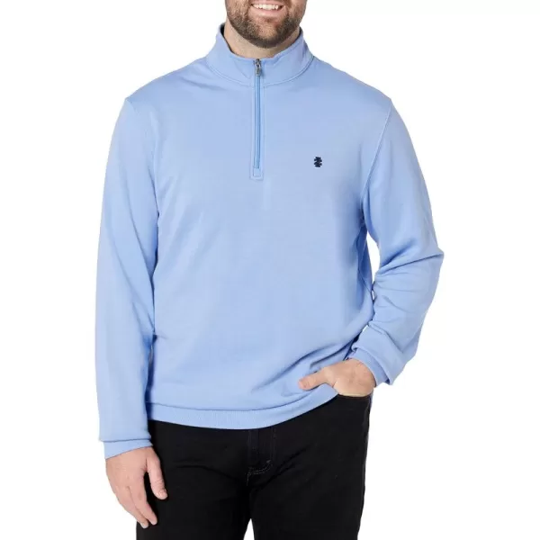 IZOD Men's Big and Tall Advantage Performance Quarter Zip Fleece Pullover Sweatshirt