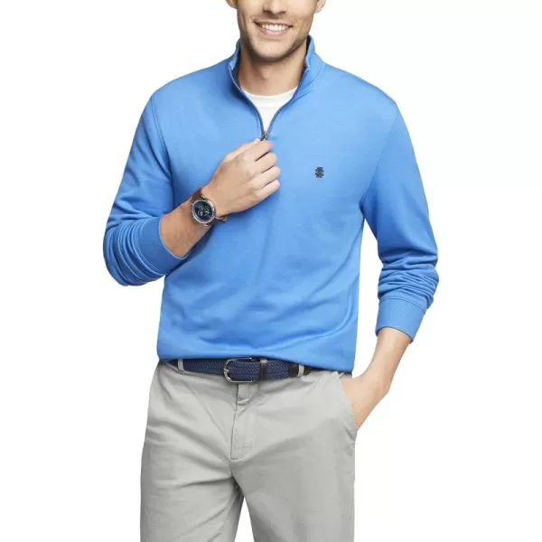 IZOD Men's Big and Tall Advantage Performance Quarter Zip Fleece Pullover Sweatshirt