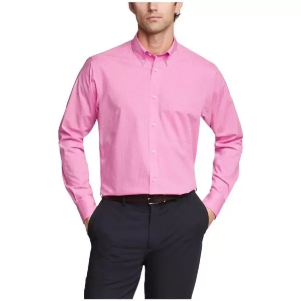 IZOD Men's Dress Shirt Regular Fit Stretch Check