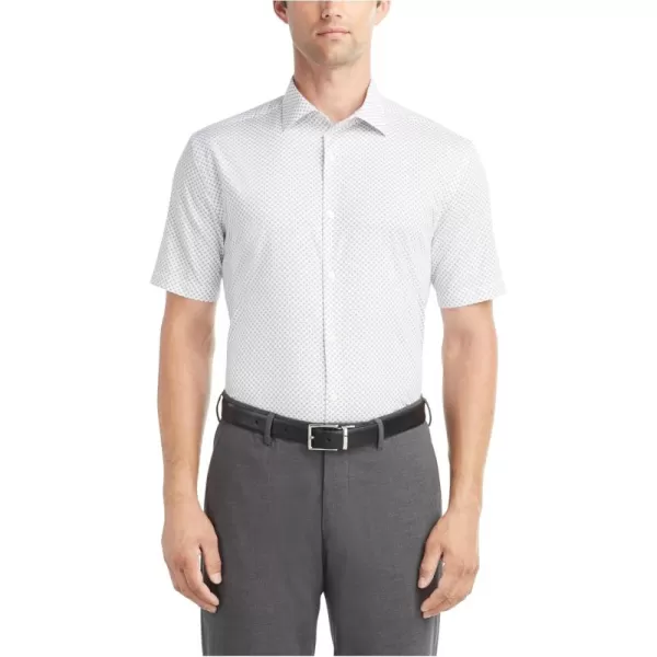 IZOD Men's Dress Shirt Regular Fit Stretch Check
