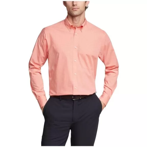IZOD Men's Dress Shirt Regular Fit Stretch Check