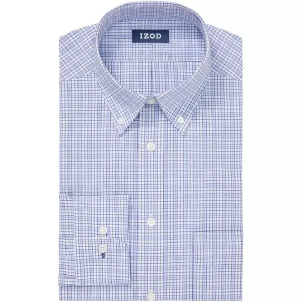 IZOD Men's Dress Shirt Regular Fit Stretch Check