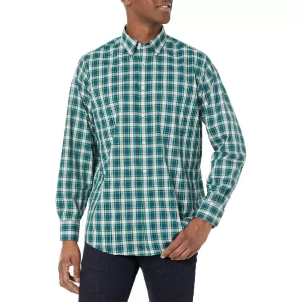 IZOD Men's Dress Shirt Regular Fit Stretch Check