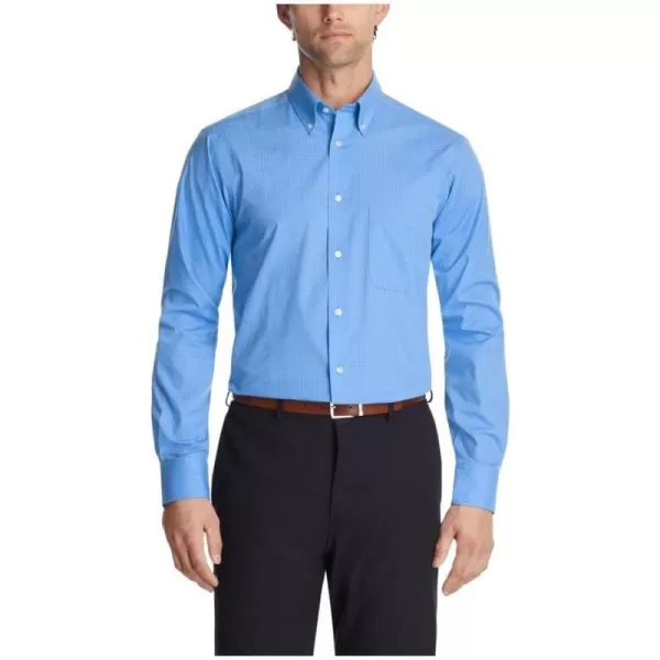 IZOD Men's Dress Shirt Regular Fit Stretch Check