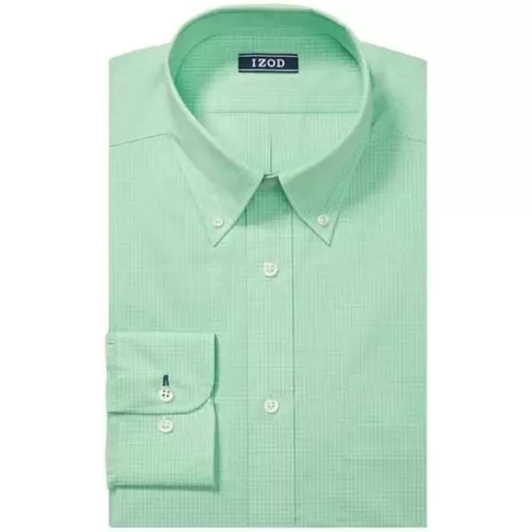 IZOD Men's Dress Shirt Regular Fit Stretch Check