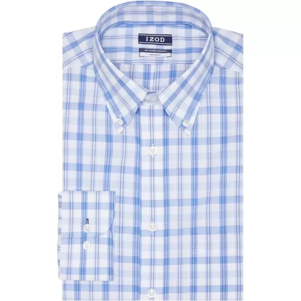 IZOD Men's Dress Shirt Regular Fit Stretch Check