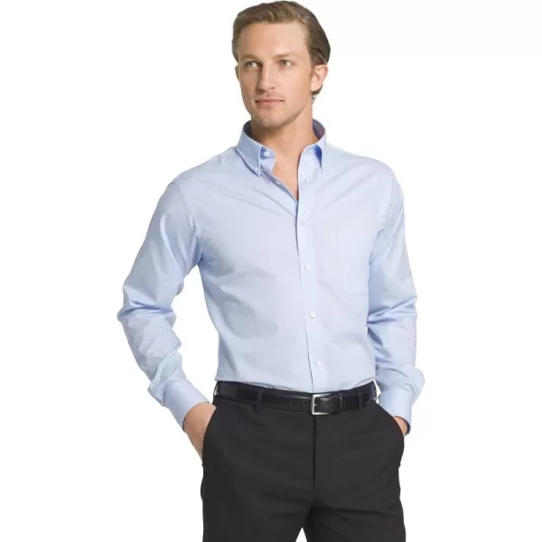 IZOD Men's Dress Shirt Regular Fit Stretch Solid Button Down Collar