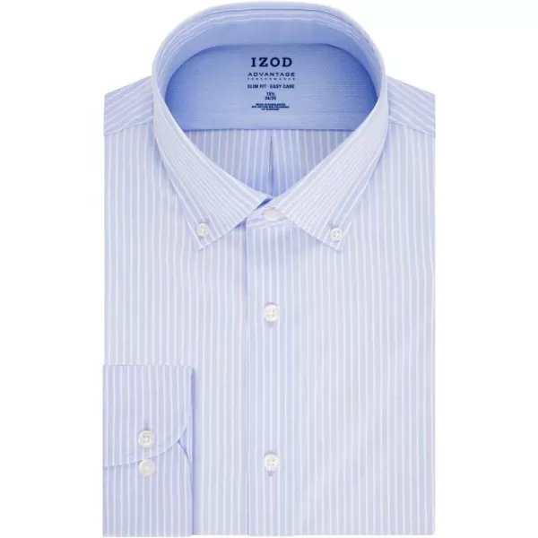 IZOD Men's Dress Shirt Slim Fit Stretch Cool FX Cooling Collar Stripe