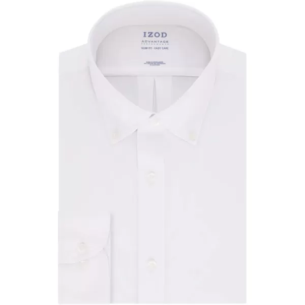 IZOD Men's Dress Shirt Slim Fit Stretch Fx Cooling Collar Solid