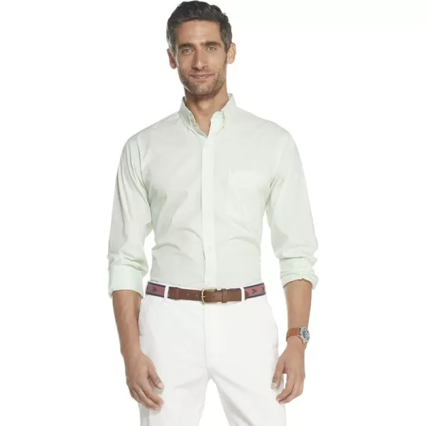IZOD Men’s Performance Comfort Long Sleeve Solid Button Down Shirt