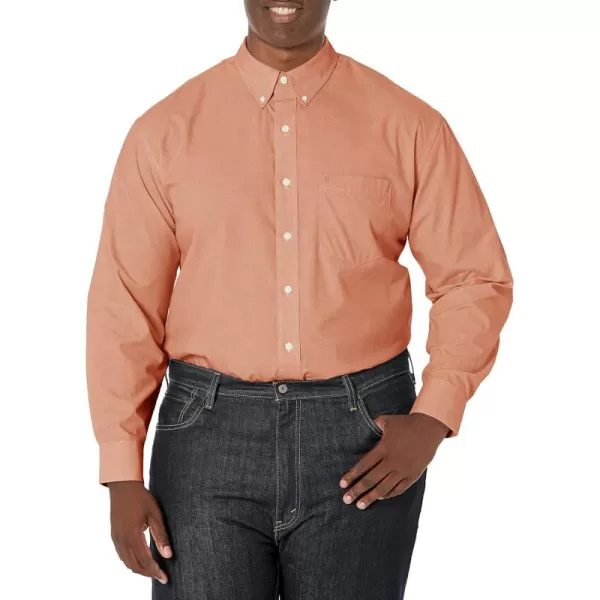 IZOD Men’s Performance Comfort Long Sleeve Solid Button Down Shirt