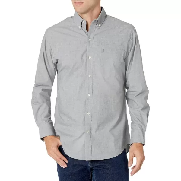 IZOD Men’s Performance Comfort Long Sleeve Solid Button Down Shirt