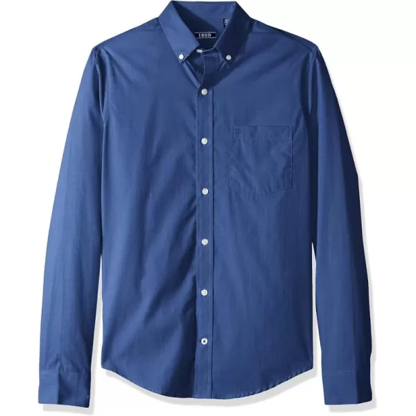IZOD Men’s Performance Comfort Long Sleeve Solid Button Down Shirt