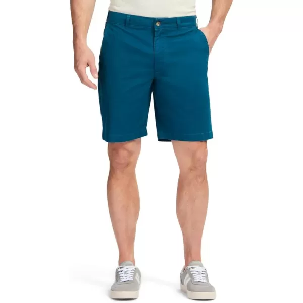 IZOD Men's Saltwater 9.5" Flat Front Chino Short