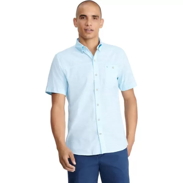 IZOD Men's Saltwater Dockside Short Sleeve Button Down Shirt
