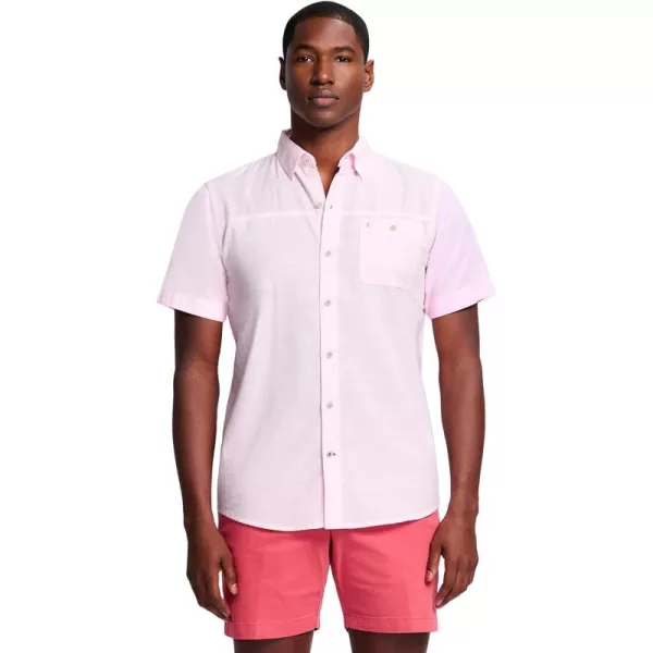 IZOD Men's Saltwater Dockside Short Sleeve Button Down Shirt