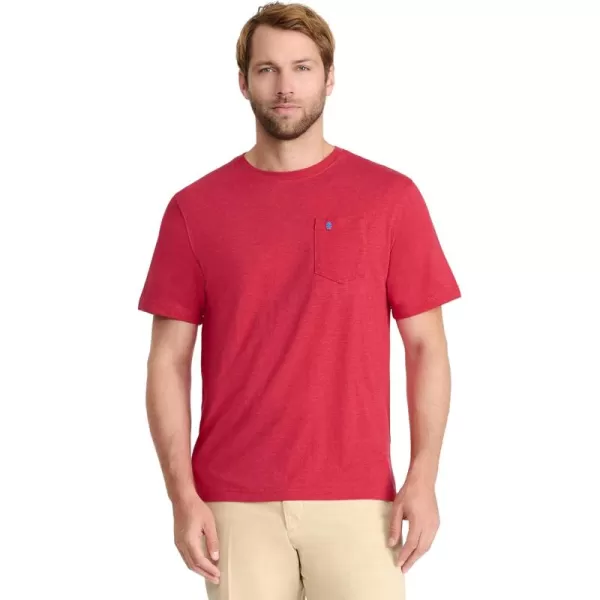 IZOD Men's Saltwater Soft Wash Pocket Crew T-Shirt