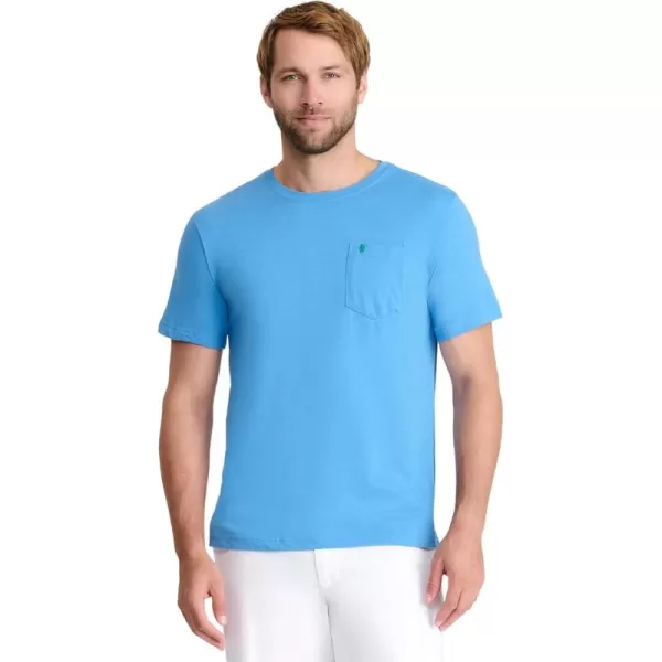 IZOD Men's Saltwater Soft Wash Pocket Crew T-Shirt