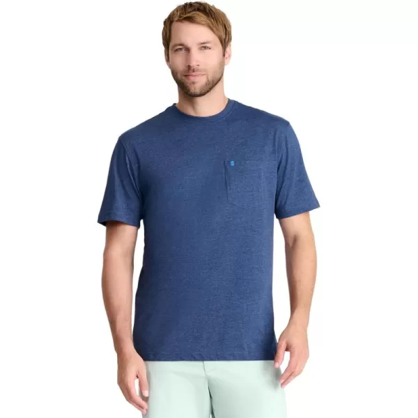 IZOD Men's Saltwater Soft Wash Pocket Crew T-Shirt