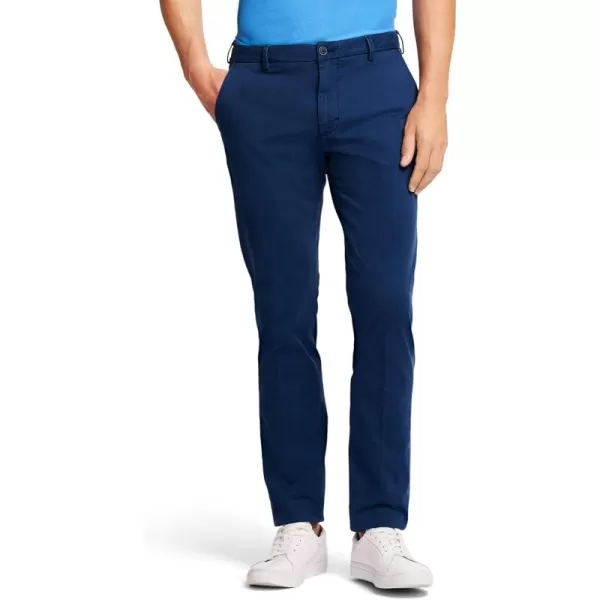 IZOD Men's Saltwater Stretch Flat Front Slim Fit Chino Pant