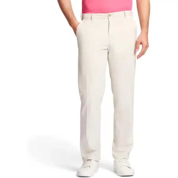 IZOD Men's Saltwater Stretch Flat Front Straight Fit Chino Pant