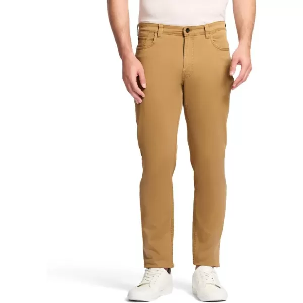 IZOD Men's Saltwater Stretch Twill 5 Pocket Straight Fit Chino Pant
