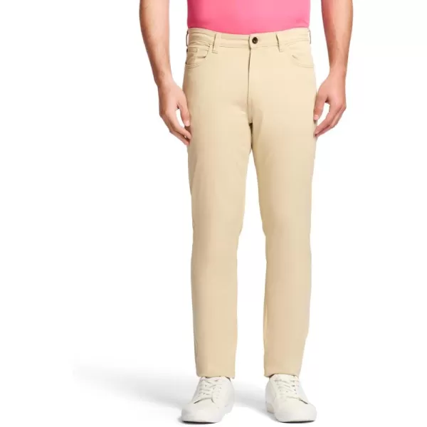 IZOD Men's Saltwater Stretch Twill 5 Pocket Straight Fit Chino Pant
