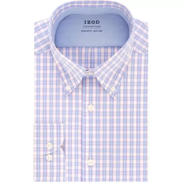 IZOD Men's TALL FIT Dress Shirt Stretch Cool FX Cooling Collar Check 