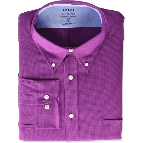 IZOD Men's TALL FIT Dress Shirt Stretch Cool FX Cooling Collar Check 