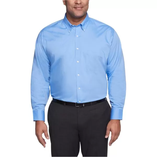 Izod Men's BIG FIT Dress Shirts Stretch Solid 