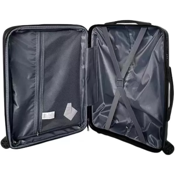 IZOD ABS Hard Shell Expandable Luggage Set - Durable ABS Hard Shell Construction - Double Water-Resistant Nylon Coil – Versatile Sizes 28", 24", 20" - 3-Piece Spinner Luggage Set 