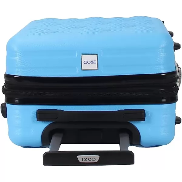 IZOD Golf Expandable ABS Hard shell Lightweight 360 Dual Spinning Wheels Combo Lock 28", 24", 20" 3 Piece Luggage Set 