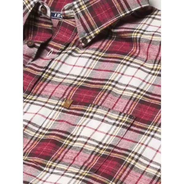 IZOD Men's Big &amp; Tall Advantage Performance Flannel Long Sleeve Stretch Button Down Shirt
