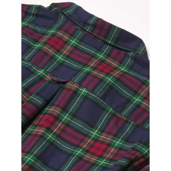 IZOD Men's Big &amp; Tall Advantage Performance Flannel Long Sleeve Stretch Button Down Shirt