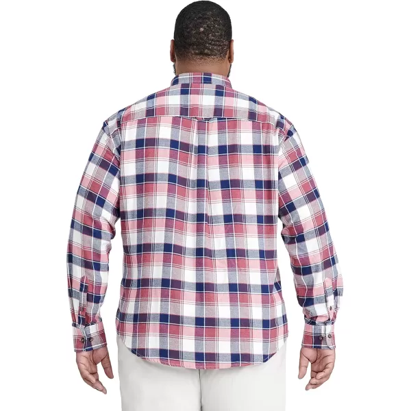 IZOD Men's Big &amp; Tall Advantage Performance Flannel Long Sleeve Stretch Button Down Shirt