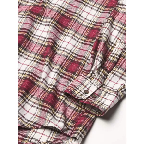 IZOD Men's Big &amp; Tall Advantage Performance Flannel Long Sleeve Stretch Button Down Shirt