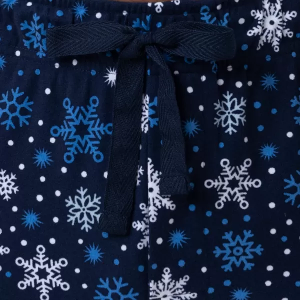 IZOD Men's Flannel-Fleece Long Sleeve Top and Pant Sleep Set