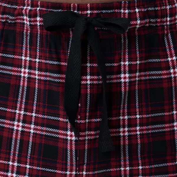 IZOD Men's Flannel-Fleece Long Sleeve Top and Pant Sleep Set