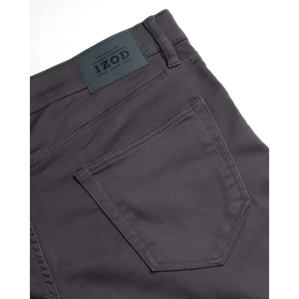 IZOD Men's Jeans - Regular Fit Comfort Stretch Knit Denim Jeans - Straight Leg Casual Pants for Men