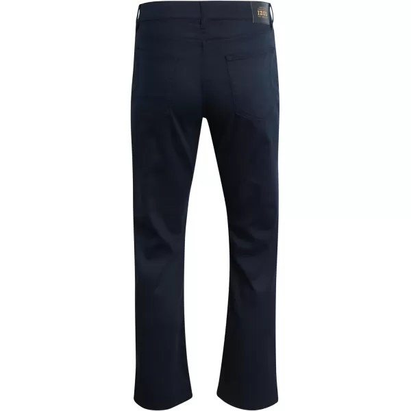 IZOD Men's Jeans - Regular Fit Comfort Stretch Knit Denim Jeans - Straight Leg Casual Pants for Men